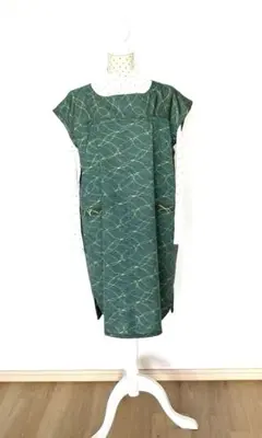 最終値下げ‼️ 着物リメイク　ロングチュニック　L〜LL ハンドメイド