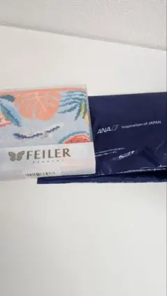 FEILER ANAオリジナル 機内販売限定タオル2枚組ハンカチ サマー - メルカリ