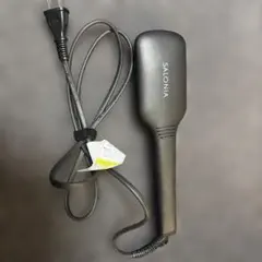 SALONIA ブラシヘアアイロン S-LD2BK ブラック