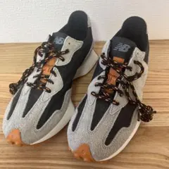 New Balance 327 25.5cm ブラック グレー スニーカー