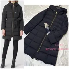 値下げ可能♪ロングダウンコート ロングコート 黒 ブラック