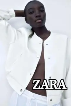 【ZARA】クロップ丈ボンバージャケット