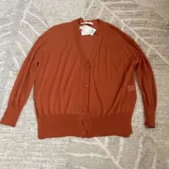 Ray Cassin オレンジ 長袖カーディガン