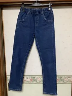 レディース　総ゴムデニムスキニーパンツ　Ｌサイズ