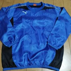 PUMA 青 長袖 ピステ