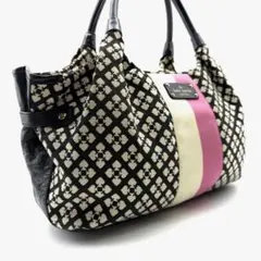kate spade　トートバッグ　総柄　キャンバス　マルチカラー　ロゴのサムネイル