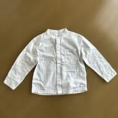 無印良品　白シャツ　120