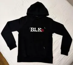 BLACK by vanouish ローズ刺繍 プルオーバーパーカー ブラック