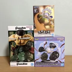 ワンピース ロロノア・ゾロ ルフィ フィギュア 3体セット
