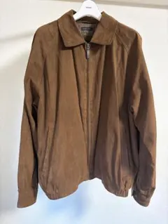 Claiborne ブラウン スエードジャケット XL