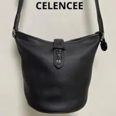未使用 CELENCEE 　ショルダーバッグ　シュリンクレザー