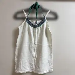 刺繍付きホワイトキャミソールのサムネイル