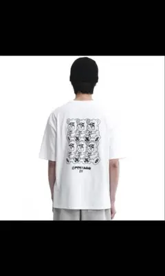 OY クマプリント Tシャツ ホワイトのサムネイル