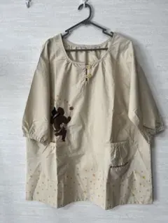 ★I505★新品　くまのがっこうゆめ星プリント　チュニック　5分袖