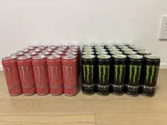 モンスターエナジー25本、モンスターパイプライン25本、計50本セット！のサムネイル