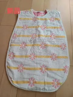 【新品】スリーパー ガーゼ6重 コットン100% 通年 新生児