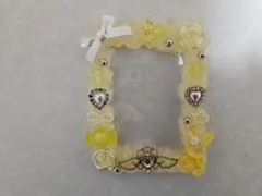 ホイップデコカードケース 黄色 硬質カードケース