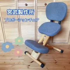 プロポーションチェア ブルー　姿勢矯正 バランスチェア　大和通商 プロポーションチェア ブルー 姿勢矯正 バランスチェア 大和通商