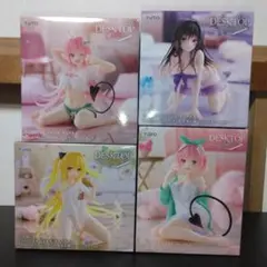 DesktopCute ToLOVEる プライズフィギュア 4体セット 未開封