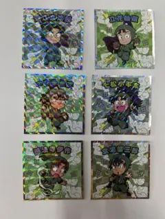 忍たま乱太郎マンチョコシール　六年生セット