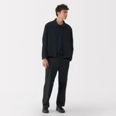 Muji Labo トリアセテート混ジップアップブルゾンMライトベージュ 代官山】 トリアセテート混ジップアップブルゾン｜ 無印良品