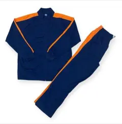 ジャージ 上下セット ネイビー オレンジ スポーツウェア