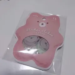 amifa セリア フレークシール ふわふわスイーツ プクプク ふんわり 立体