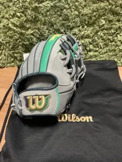 Wilson 軟式グローブ 87型 グレー/グリーン 2025年最新】ウィルソン 87