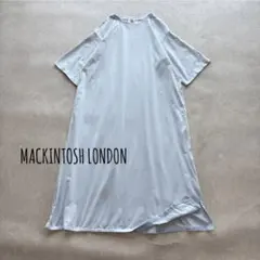 1028美品✨ マッキントッシュロンドン フレア ワンピース グリーン 半袖 1028美品✨ マッキントッシュロンドン フレア ワンピース グリーン