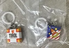 チロルチョコめじるしアクセサリー＊ミルクヌガー＊アーモンド＊ガチャ