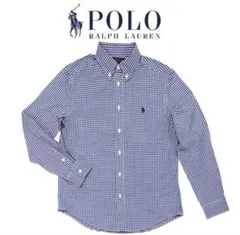 美品　ポロラルフローレン ボーイズ　ギンガムチェックシャツ
