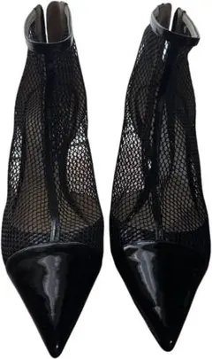 C*a様 JIMMY CHOO メッシュ ブーティ ブラック 38のサムネイル