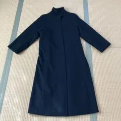 レリアン　ロングコート　スタンドカラー　ブラック　11号