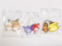サンリオキャラクターズ　なかよしドロップチャーム　3個セット