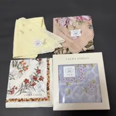 LAURA ASHLEY 花柄ハンカチセット