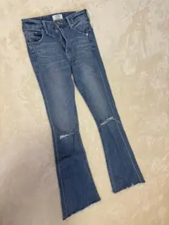 GYDA フレアダメージデニム