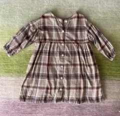 キッズ　ワンピース　チェック　100