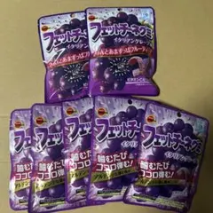 ブルボン フェットチーネグミ イタリアングレープ味 7袋セット