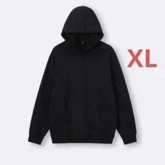 GU スウェットパーカー　ブラック　XL ／フーディー　プルオーバー
