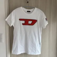 DIESEL Tシャツ ホワイト Dロゴ 10サイズのサムネイル
