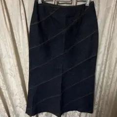 GIANNI LO GIUDICE コットン デニム ロングスカート サイズ40のサムネイル