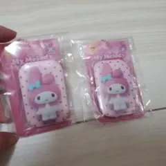 サンリオ　スクエア缶バッジ＆カバー　マイメロディ