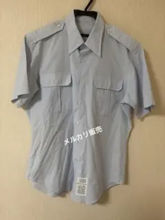 アメリカ空軍半袖水色シャツ(米軍/ミリタリーシャツ/コスプレ)