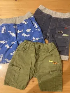 クレードスコープ   80半ズボン 3枚セット