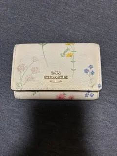 COACH キーケース 花柄　フローラル