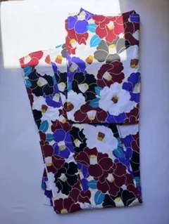 浴衣 有松鳴海絞り 紅色の花繋ぎ - メルカリ