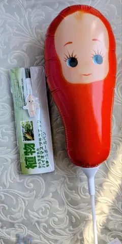큐피 상품 소지 풍선 타라코 큐피 우치와