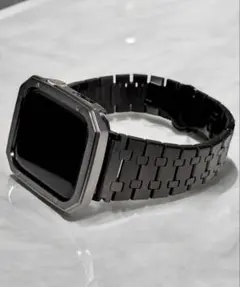 b1★アップルウォッチバンド　鏡面ステンレスベルト　Apple Watchカバー