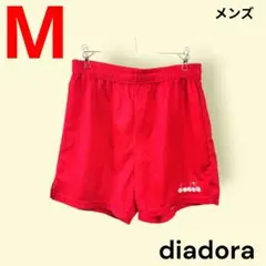ディアドラ　diadora　ショートパンツ　サッカー　ゲームパンツ　赤　Mのサムネイル