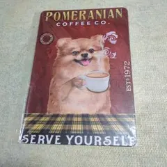 ブリキ看板Pomeranian Coffee Co. 看板